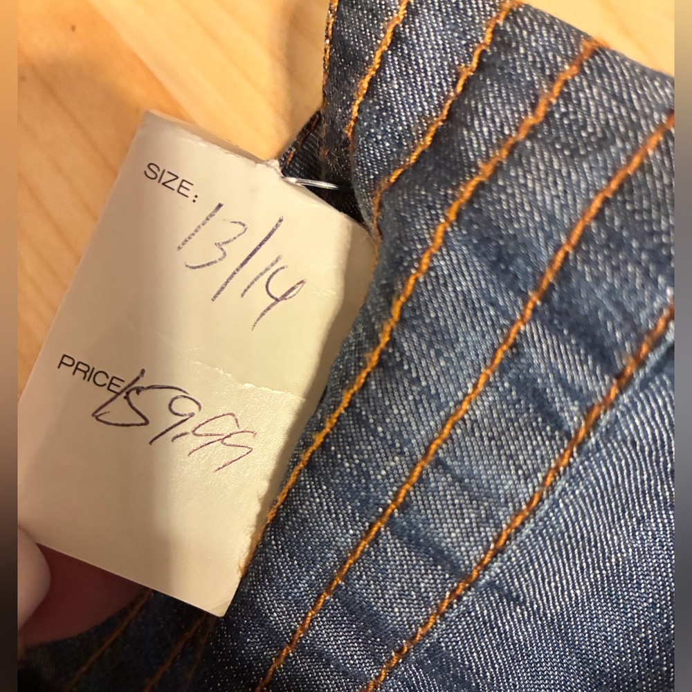 NWT Alberto Makali Wide-Leg Pleated Chambray Denim Culottes / Pants - Picture 10 of 16